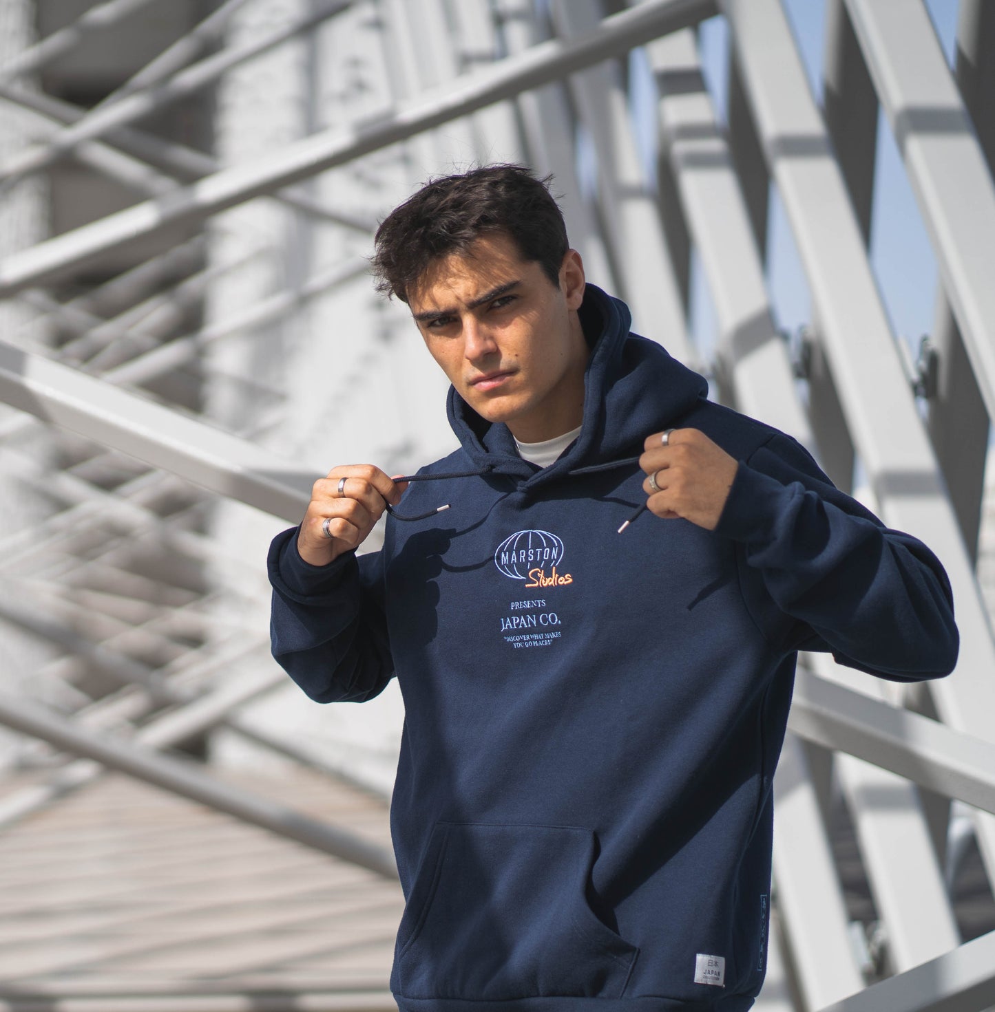 Japan Navy Hoodie