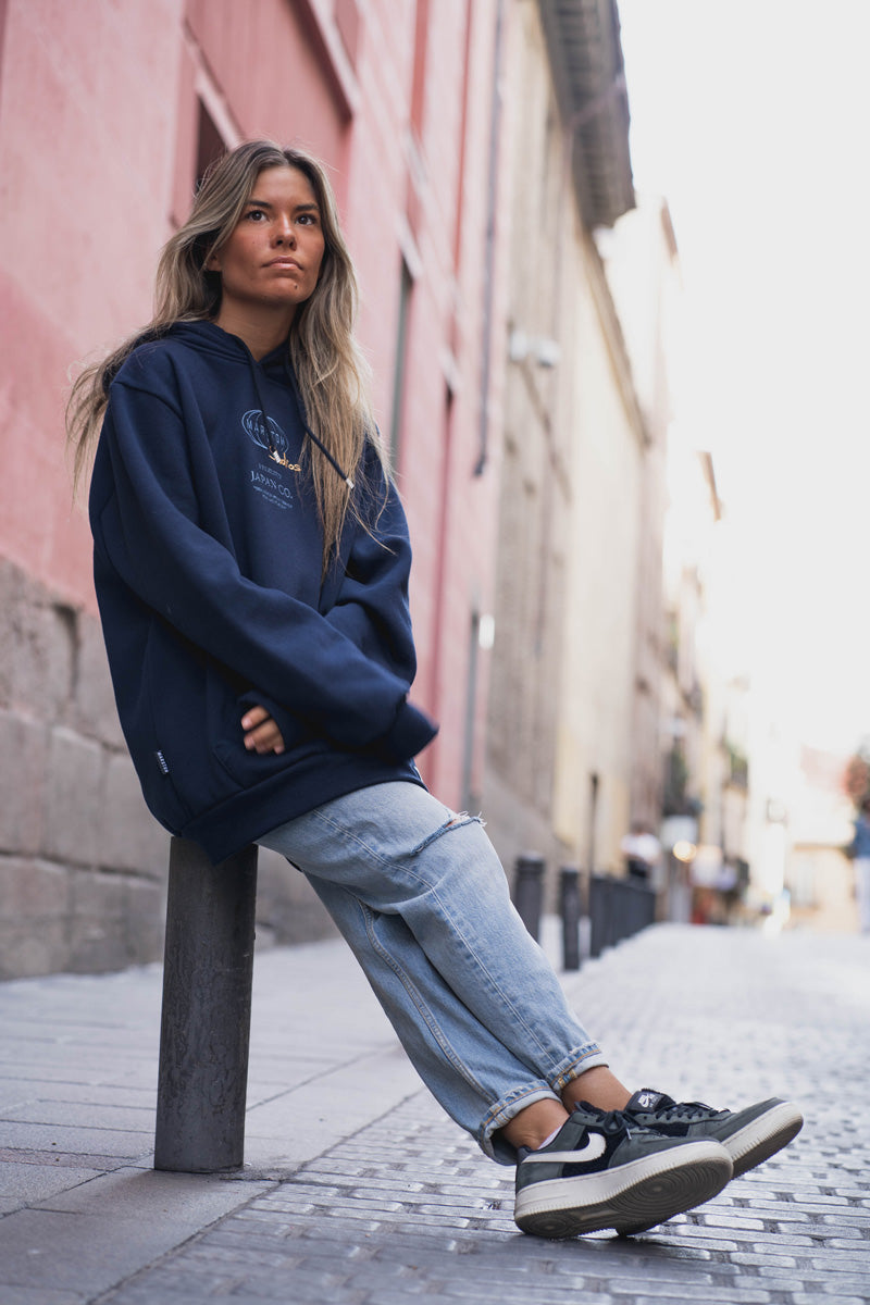 Japan Navy Hoodie